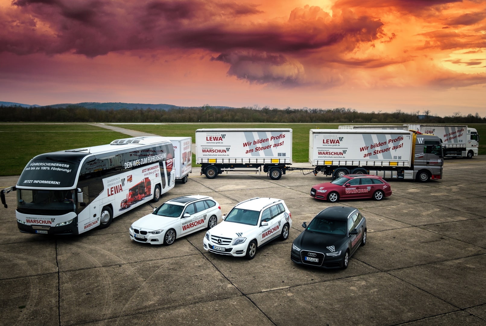 Angebot: Fahrschule, Ausbildungsstätte und Busunternehmen Warschun GmbH